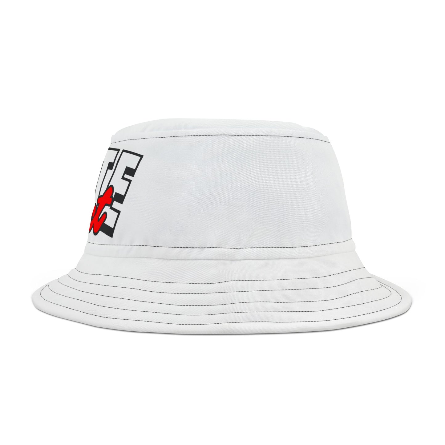 White Skate Addict Bucket Hat