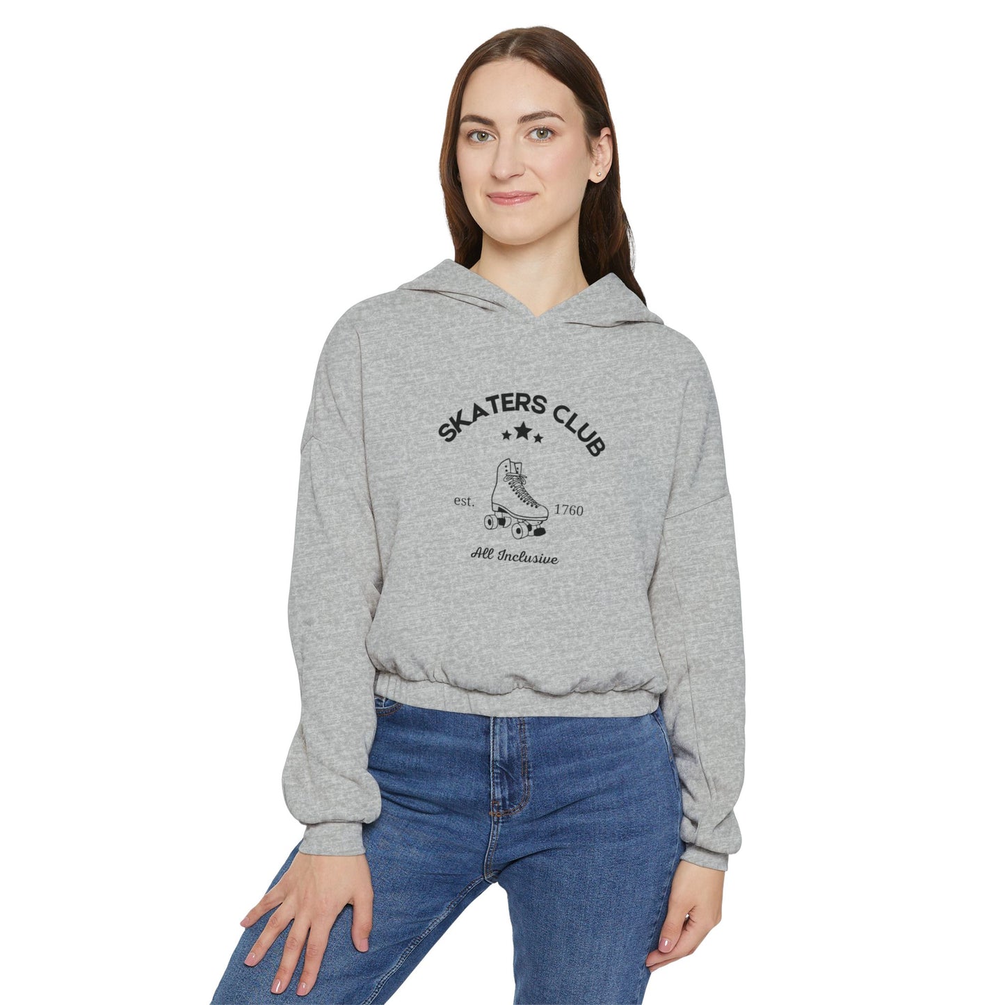 Women’s Cropped Skaters Club Hoodie