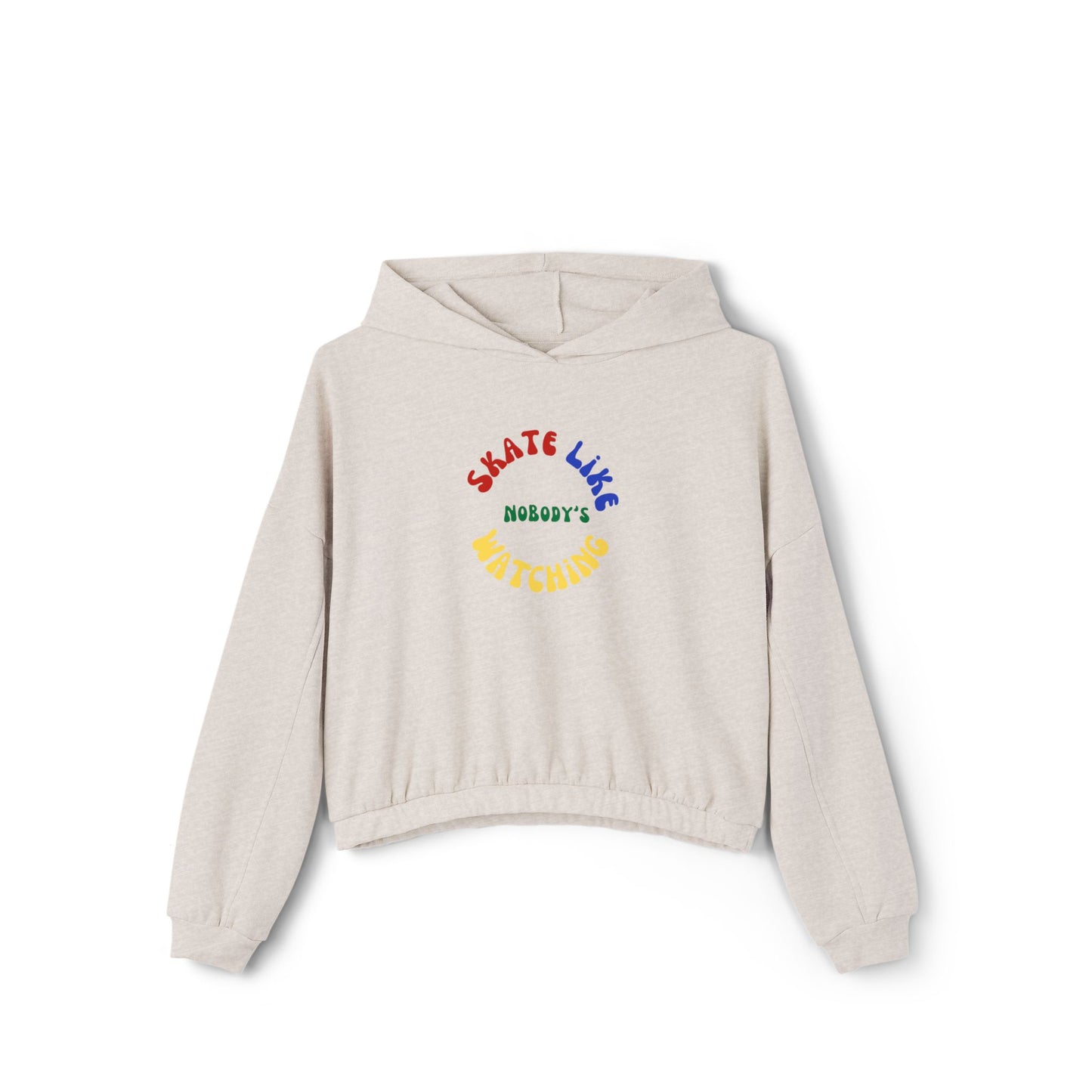 Women’s Cropped Primary Skate Like Nobody's Watching Sweatshirt