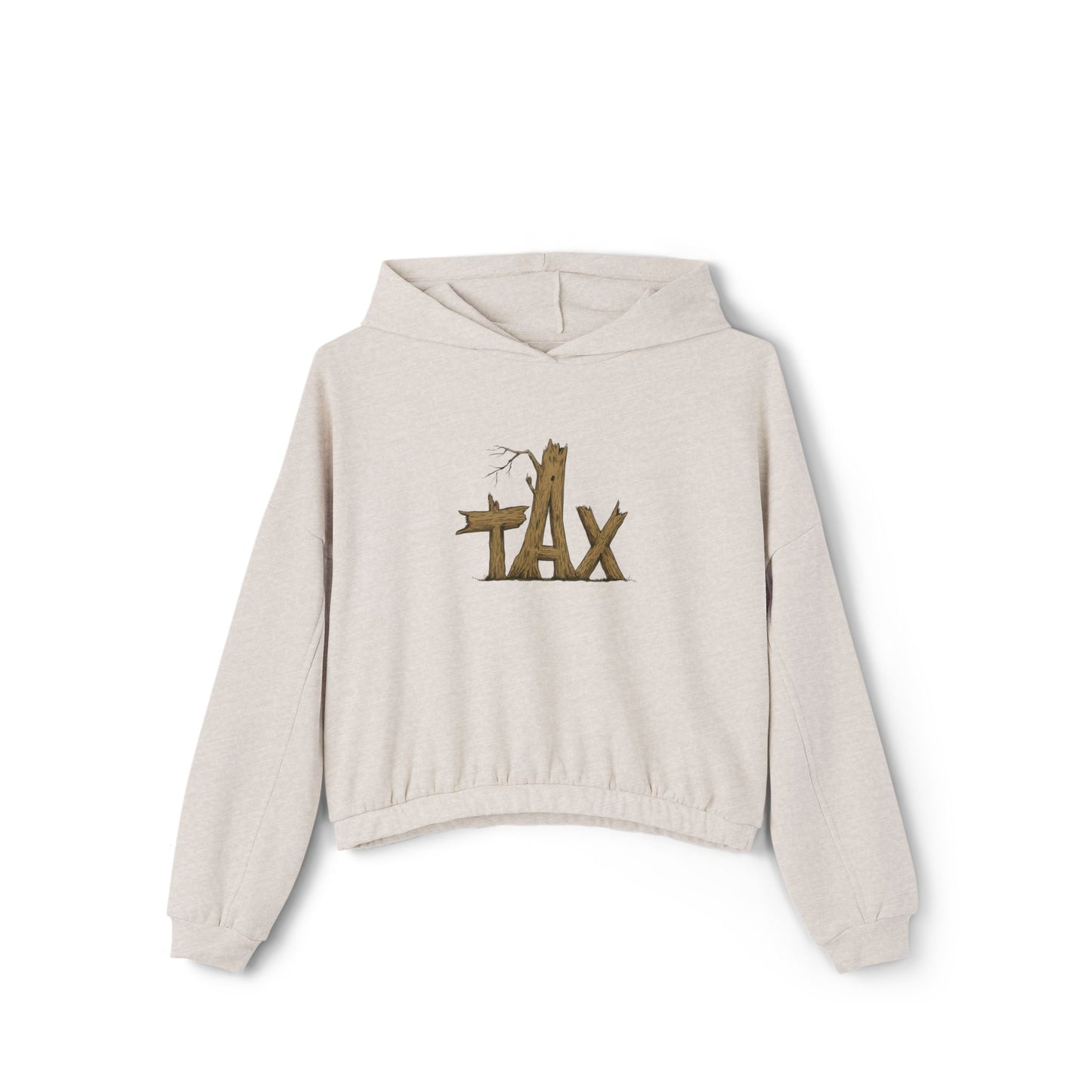 Women’s Cropped Wood Tax Sweatshirt