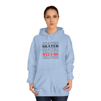 Red Statement Skater Unisex Hoodie