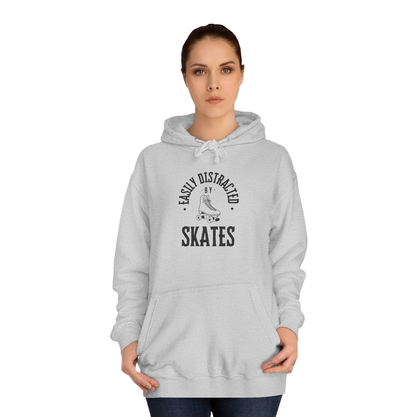 Easily Distracted by Skates Unisex Hoodie