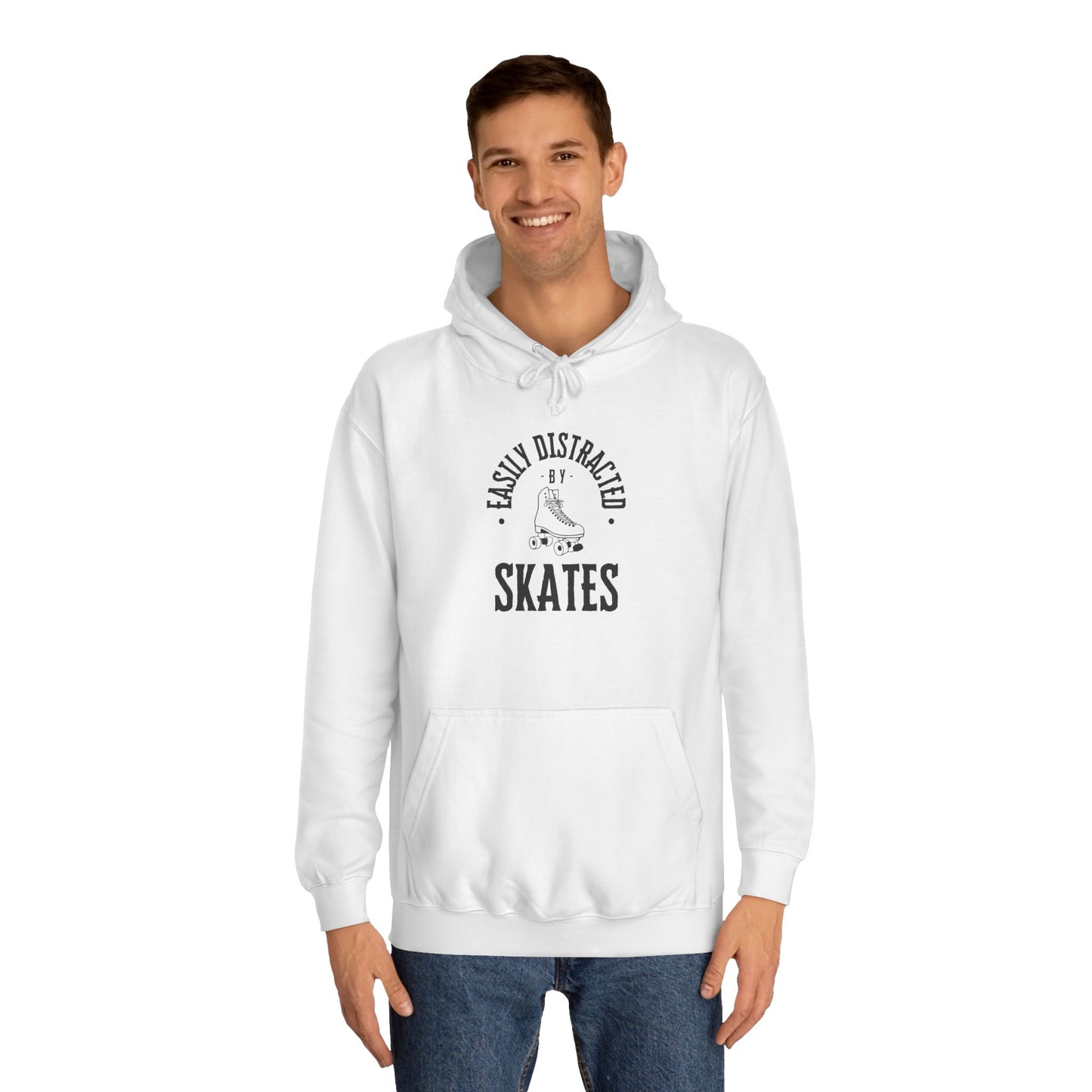 Easily Distracted by Skates Unisex Hoodie