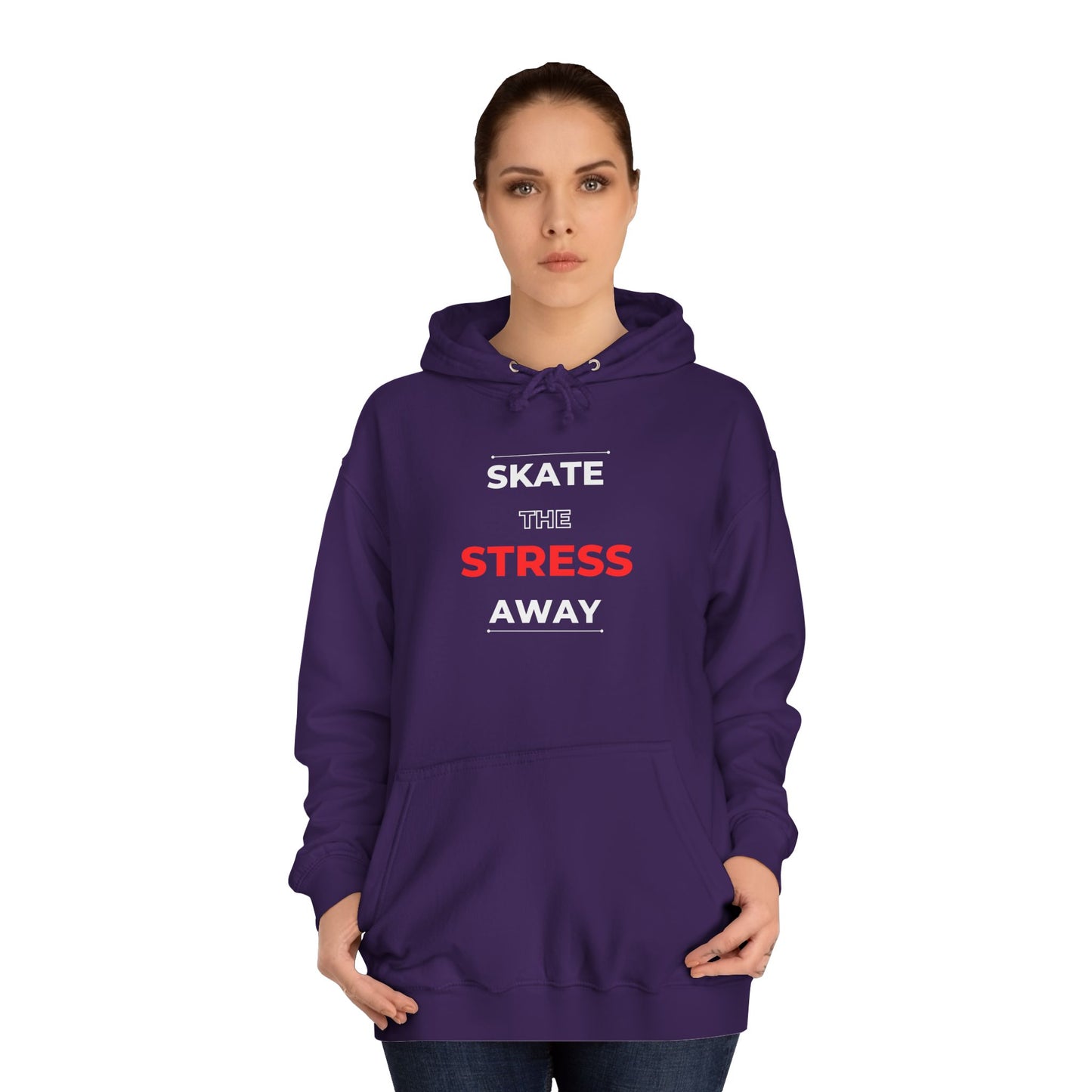 Skate the Stress Away Unisex Hoodie