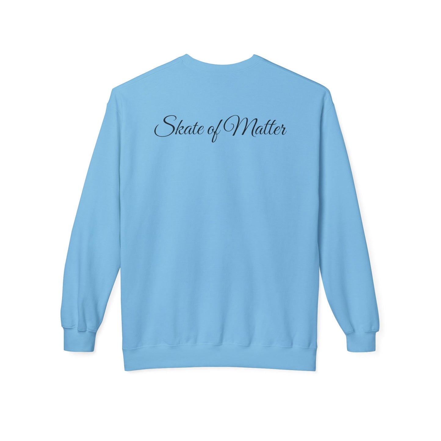 Red Statement Skater Unisex Fleece Crewneck Sweatshirt