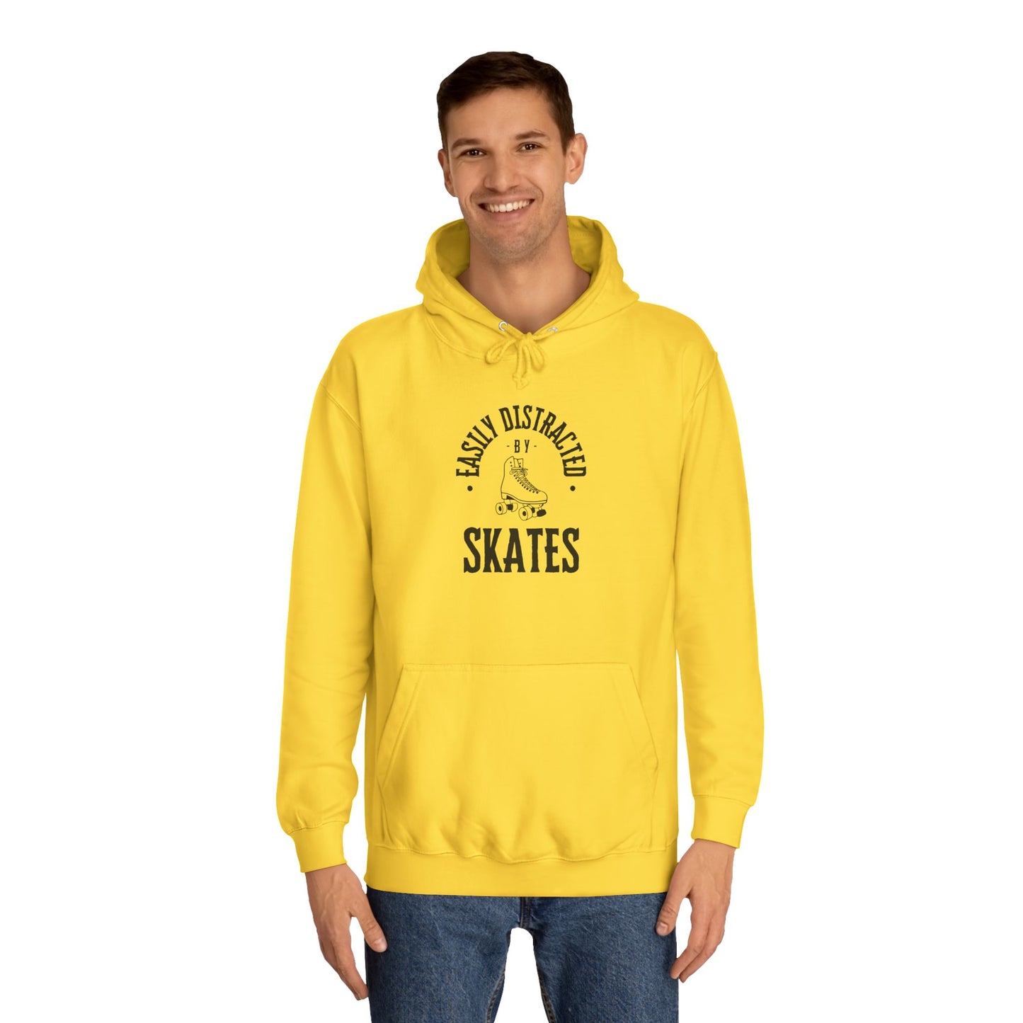 Easily Distracted by Skates Unisex Hoodie