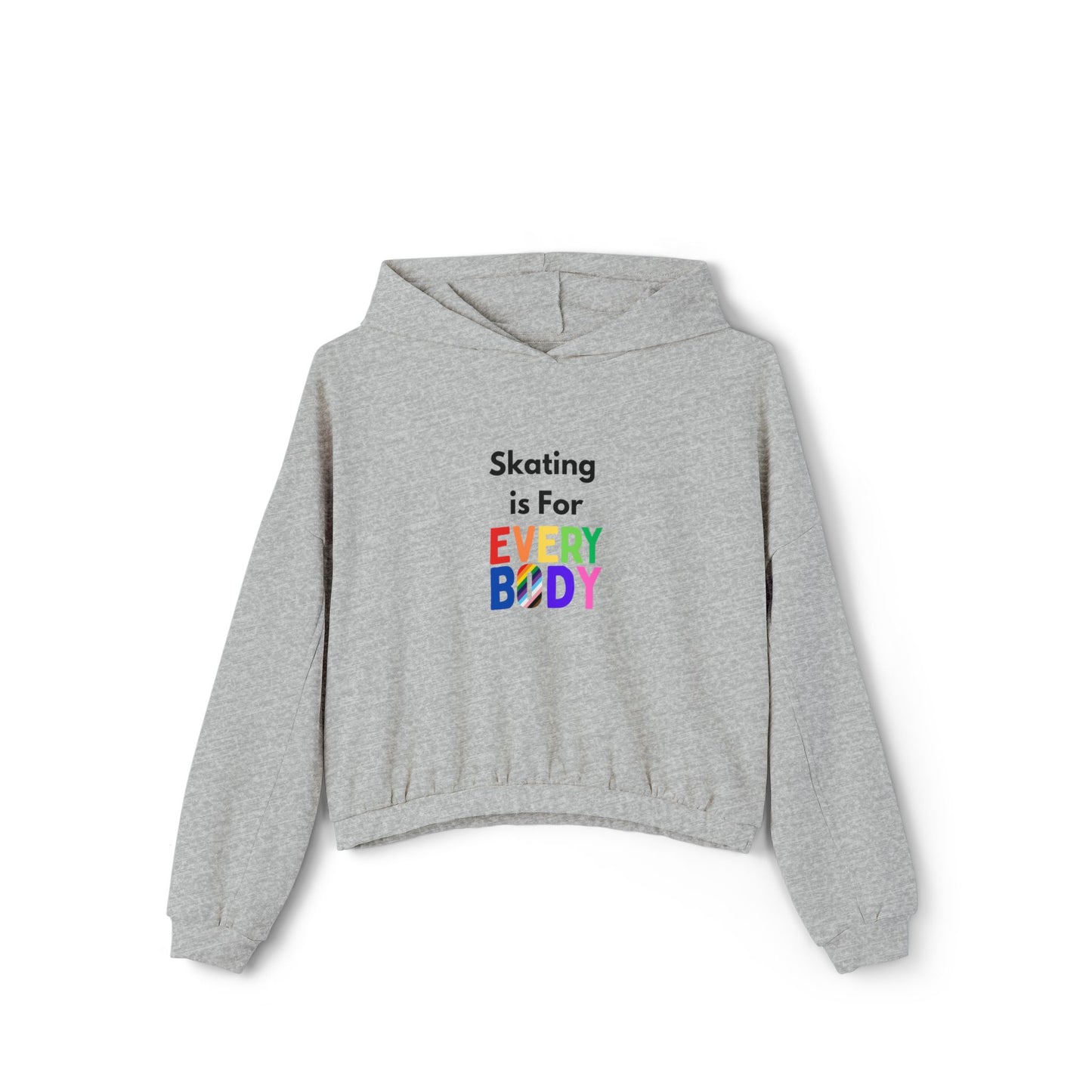 Women’s Cropped Skating is For Everybody Sweatshirt