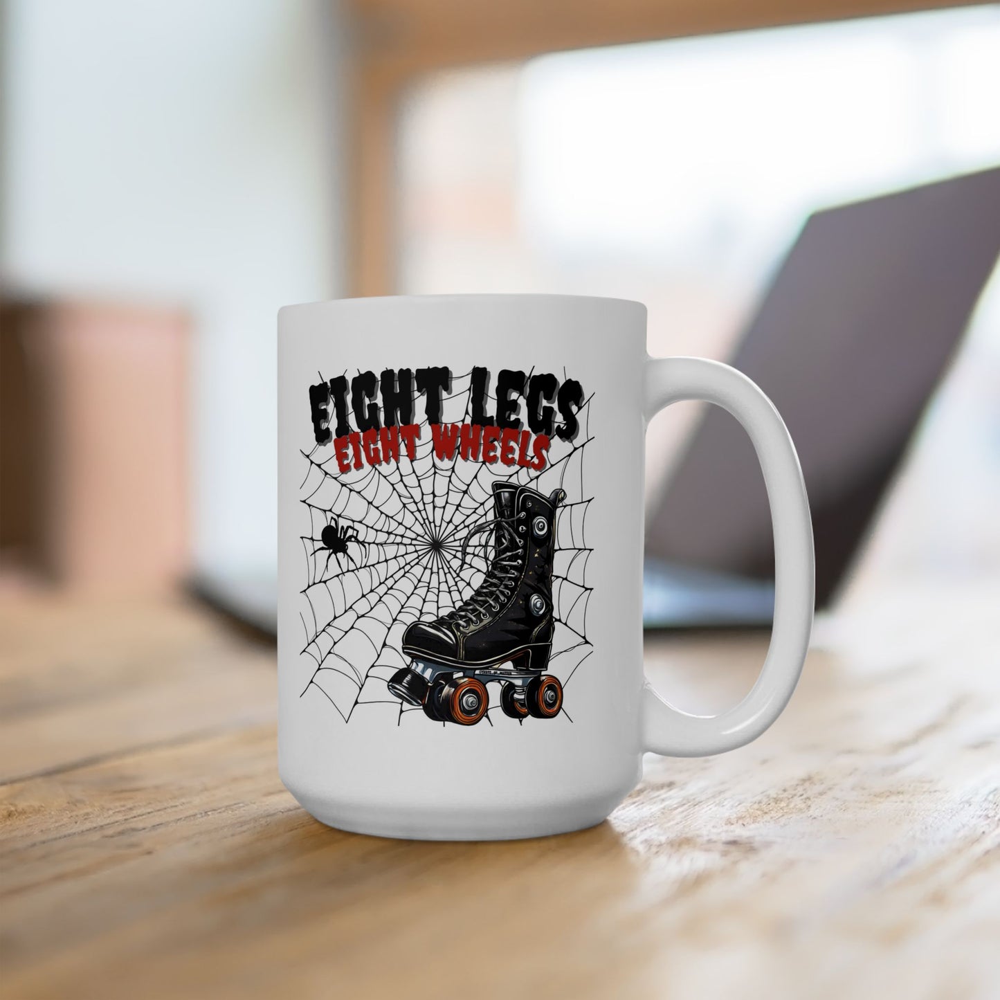 Eight Legs Eight Wheels Ceramic Mug