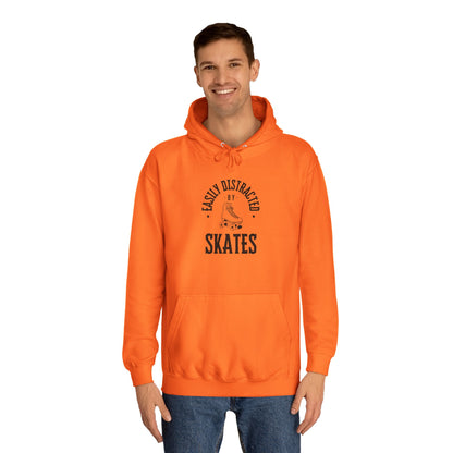 Easily Distracted by Skates Unisex Hoodie