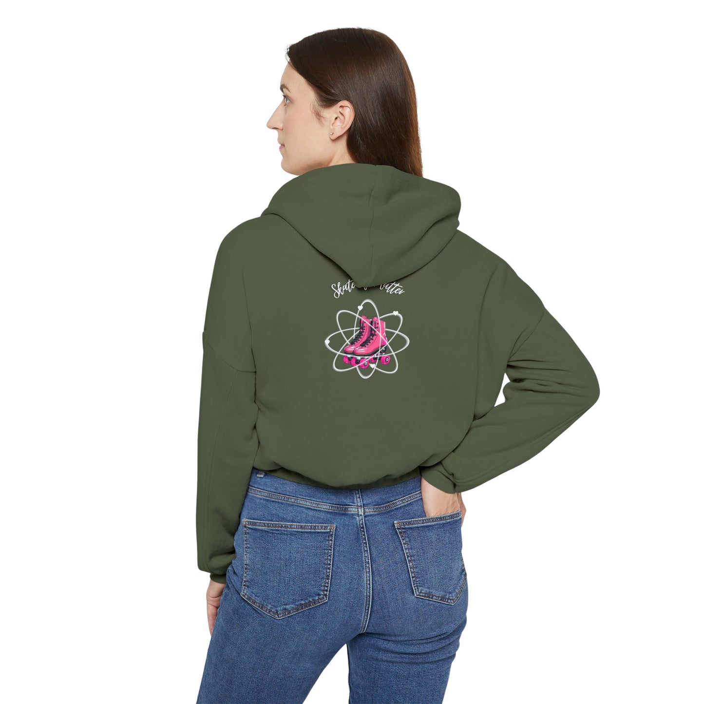 Women’s Cropped Ready, Set, Go Skating! Sweatshirt