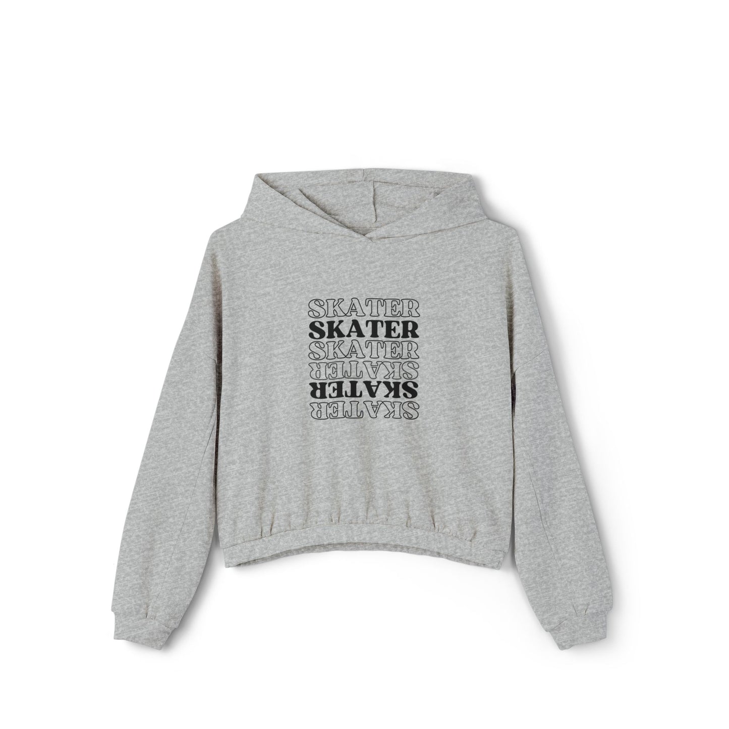 Women’s Cropped Statement Skater Sweatshirt