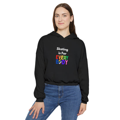 Women’s Cropped Skating is For Everybody Sweatshirt