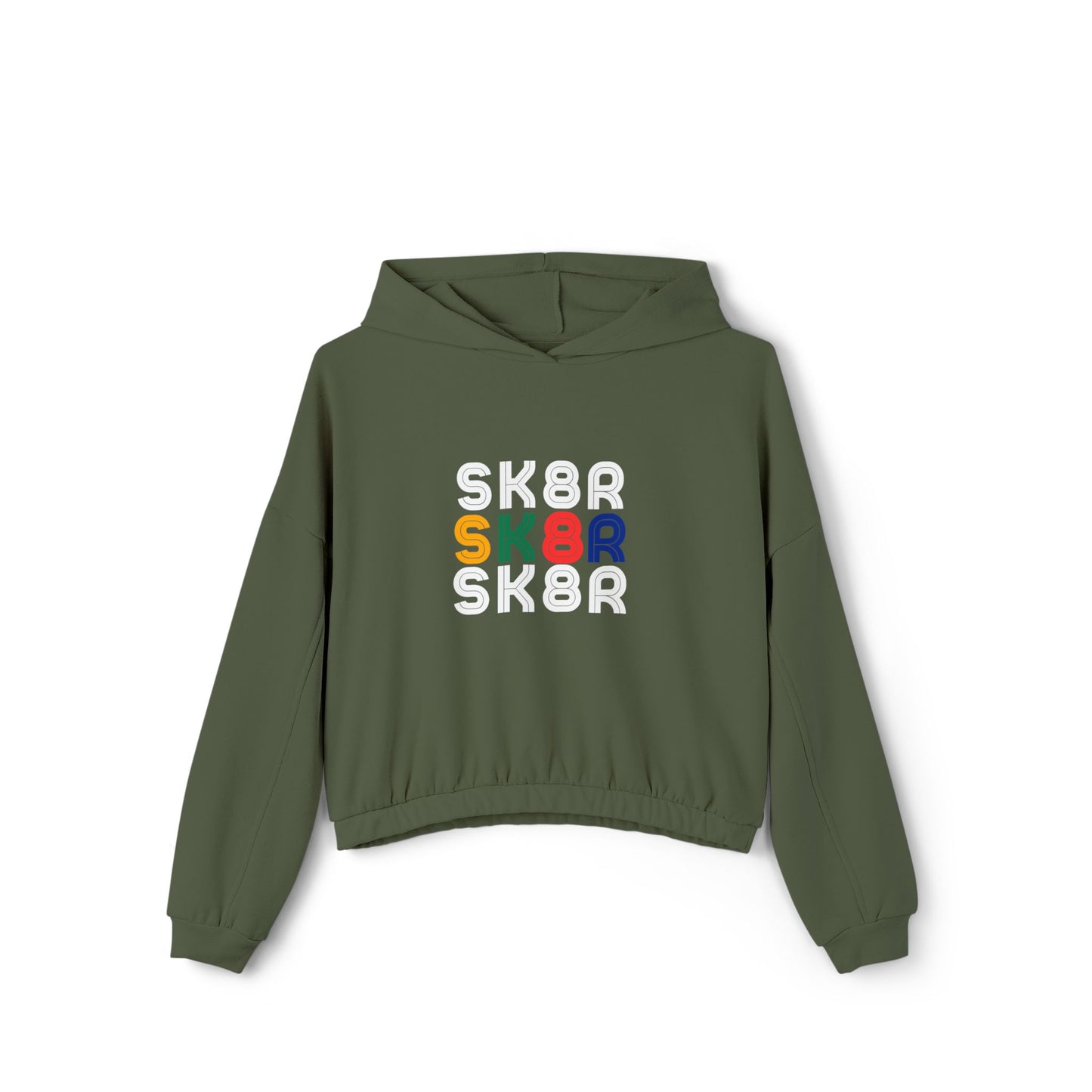 Women’s Cropped Retro Skater Sweatshirt