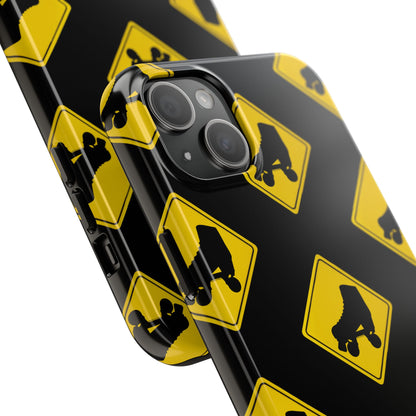 Warning Skater Tough Phone Case