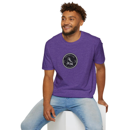 Round Black Skaters Club Unisex T-Shirt