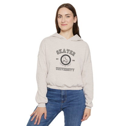 Women’s Cropped Skater University Sweatshirt