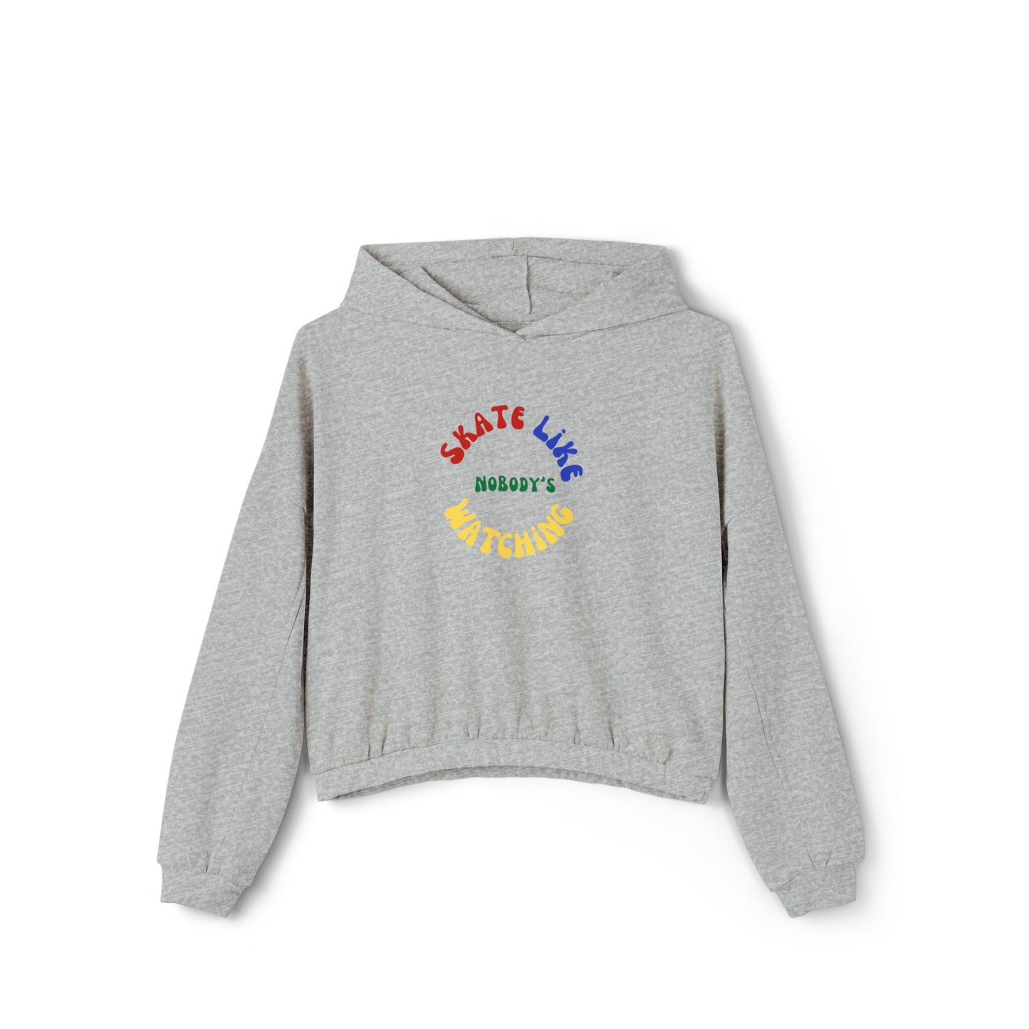 Women’s Cropped Primary Skate Like Nobody's Watching Sweatshirt