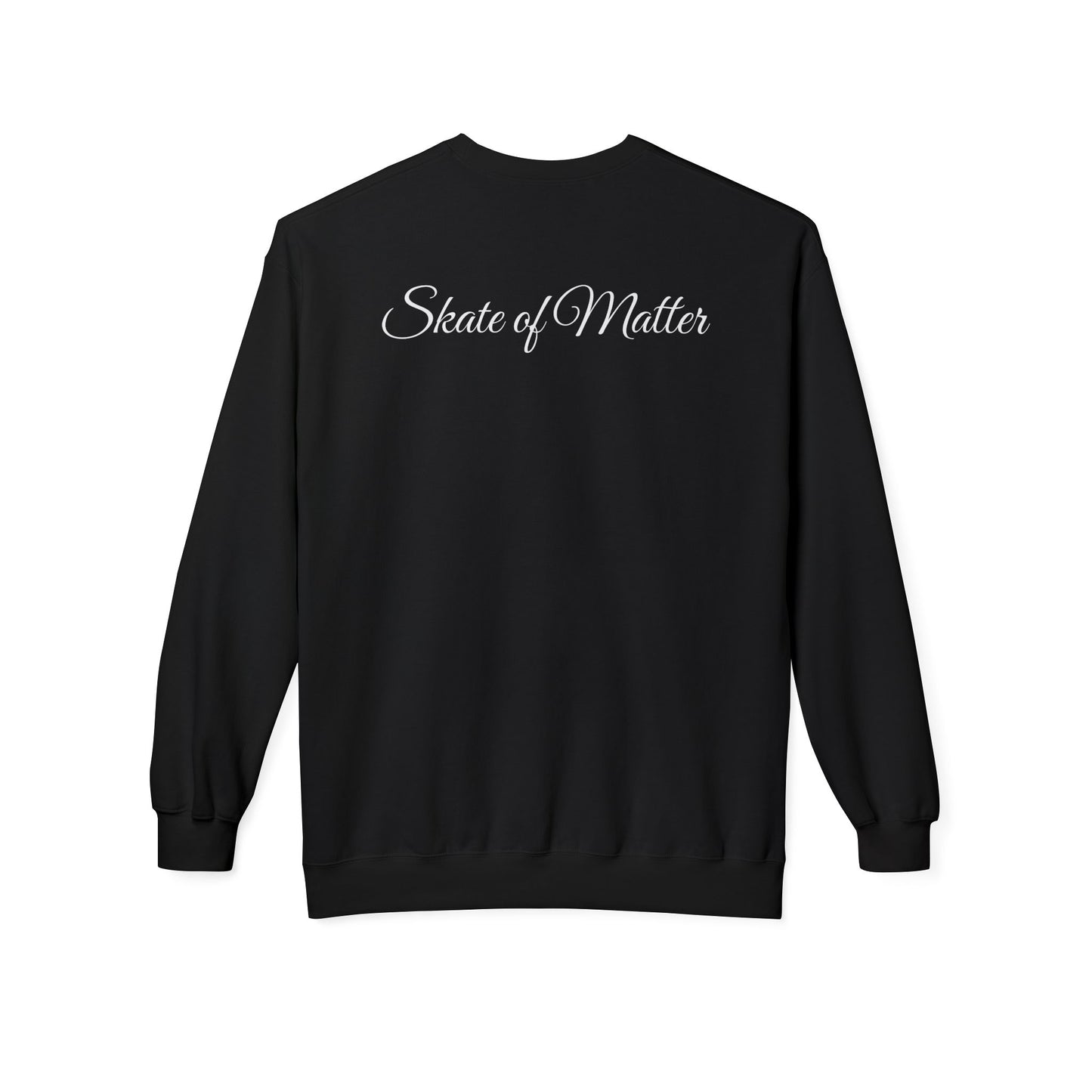 Easily Distracted by Skates Unisex Fleece Crewneck Sweatshirt