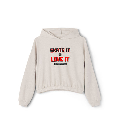 Women’s Cropped Skate it or Love It Sweatshirt