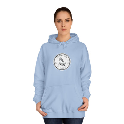 White Round Skaters Club Unisex Hoodie