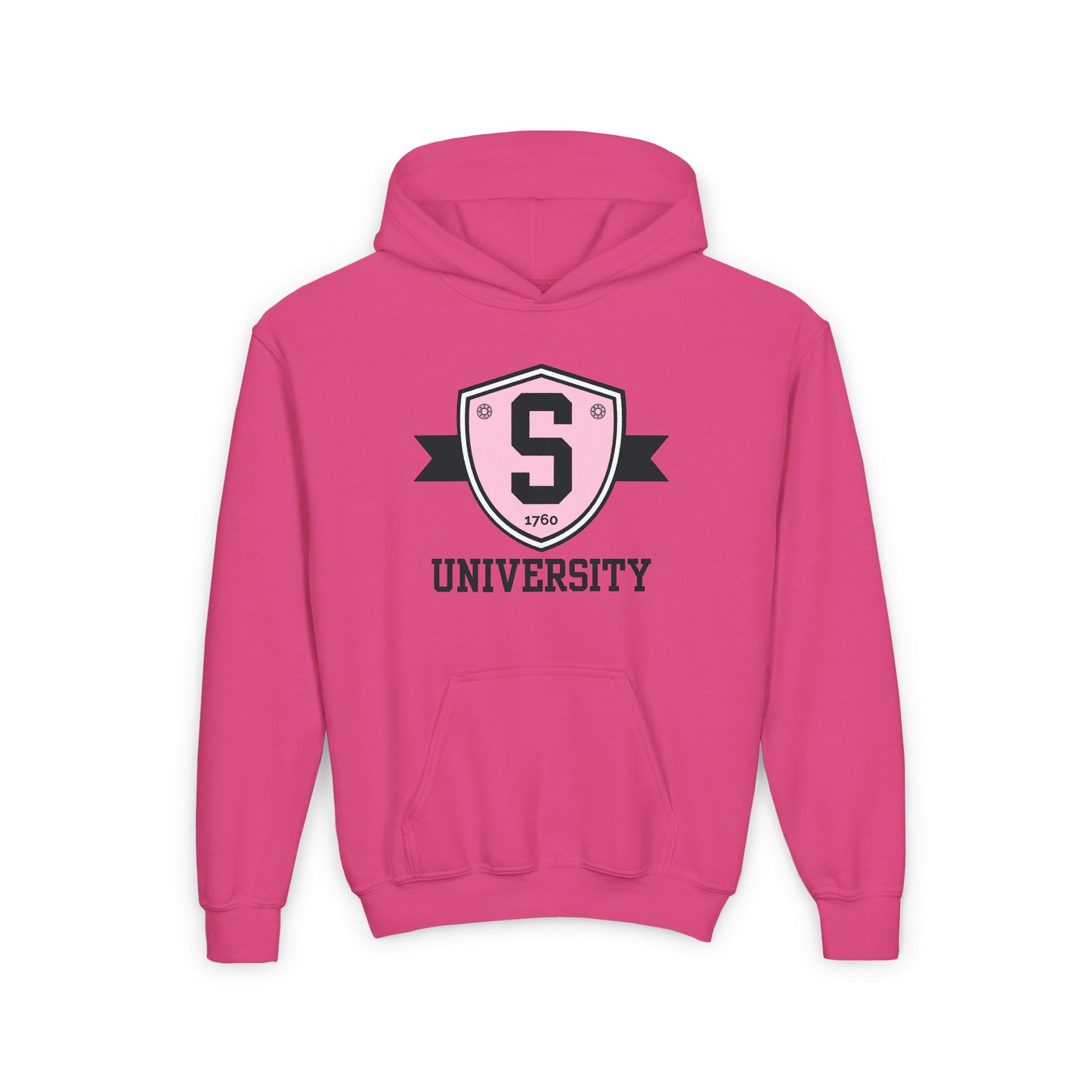 Kids Skater University Emblem (Solid) Sweatshirt