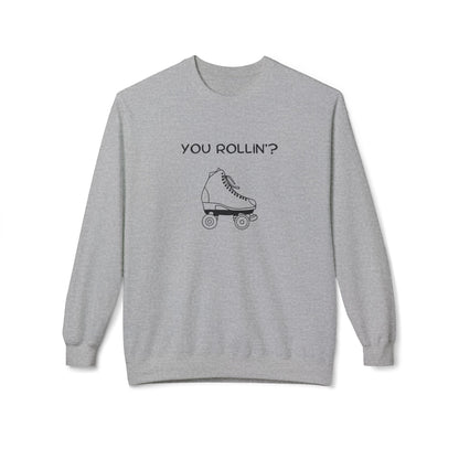 You Rollin? Unisex Fleece Crewneck Sweatshirt