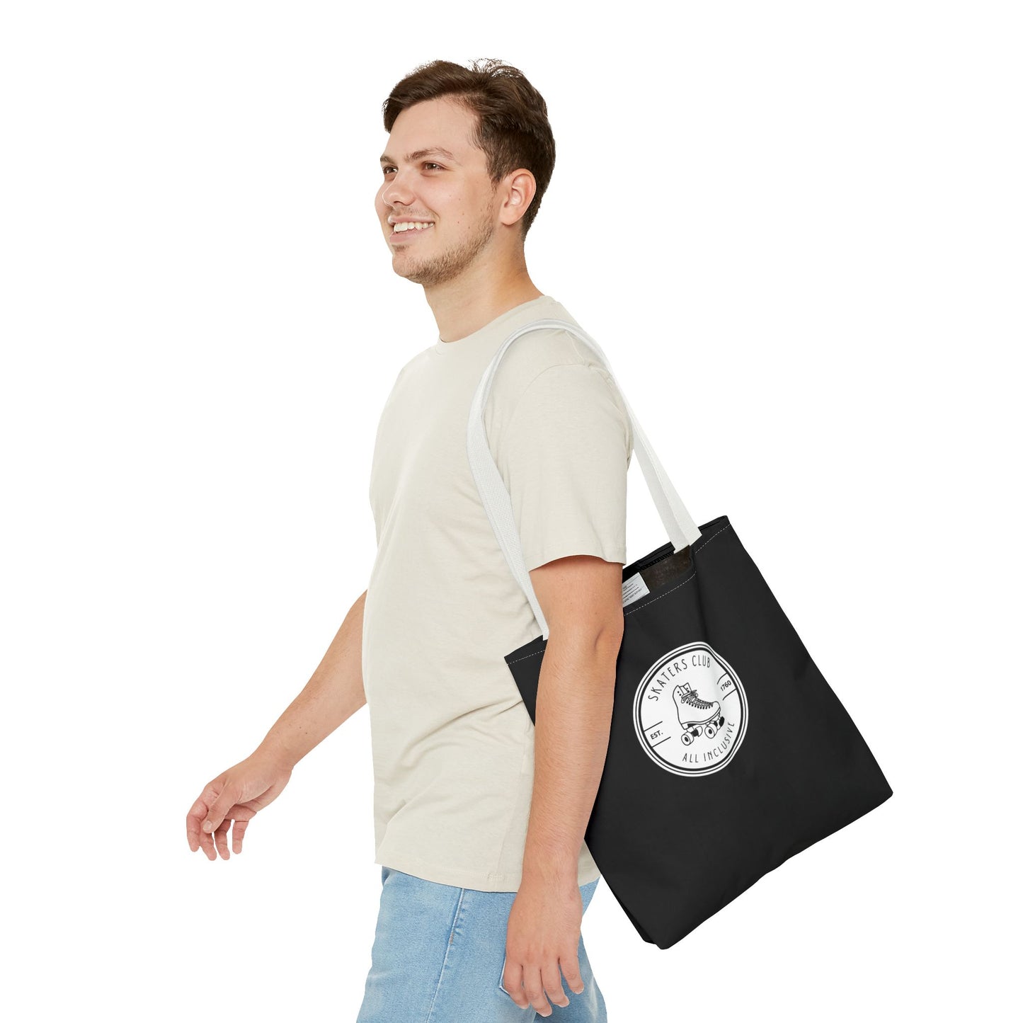 Round Skaters Club Tote Bag