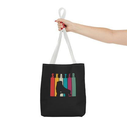 Rainbow Stripe Skater Tote Bag