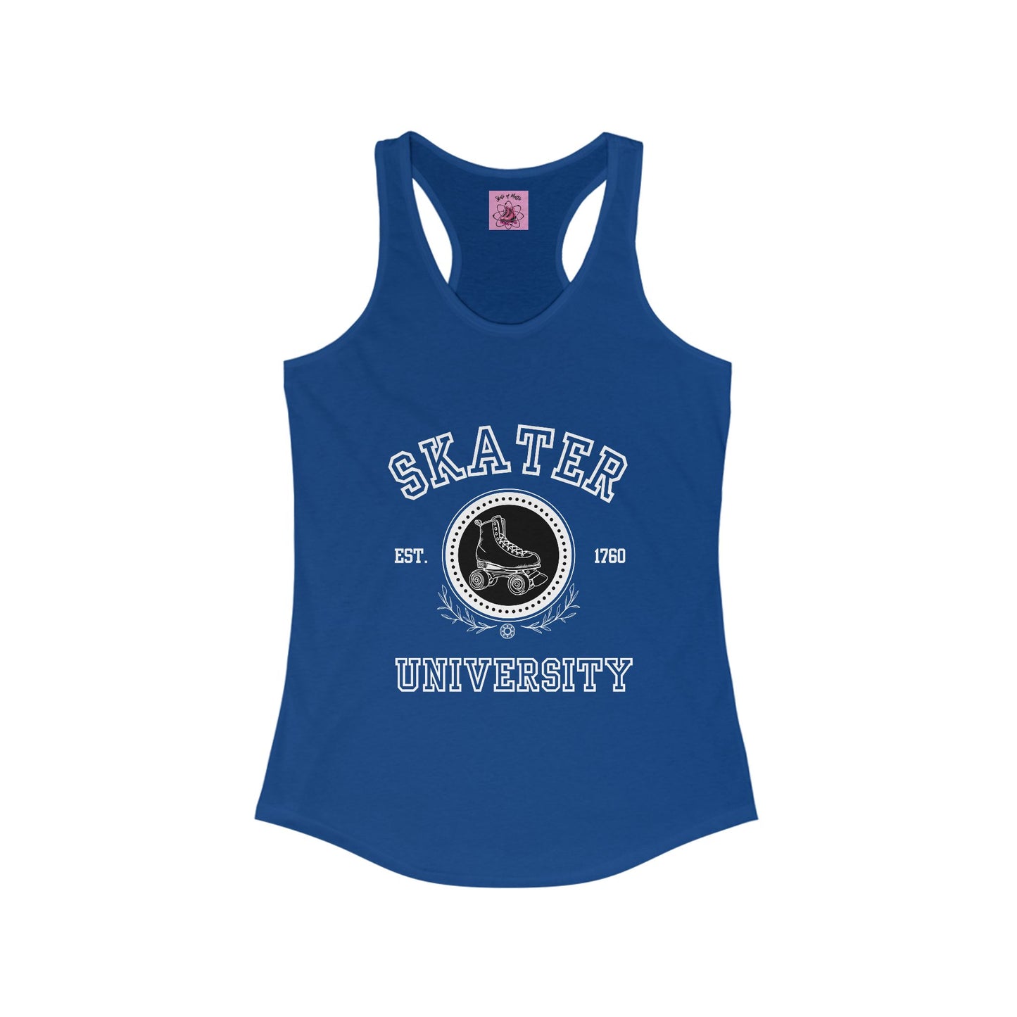 Women's Skater University (Solid) Racerback Tank