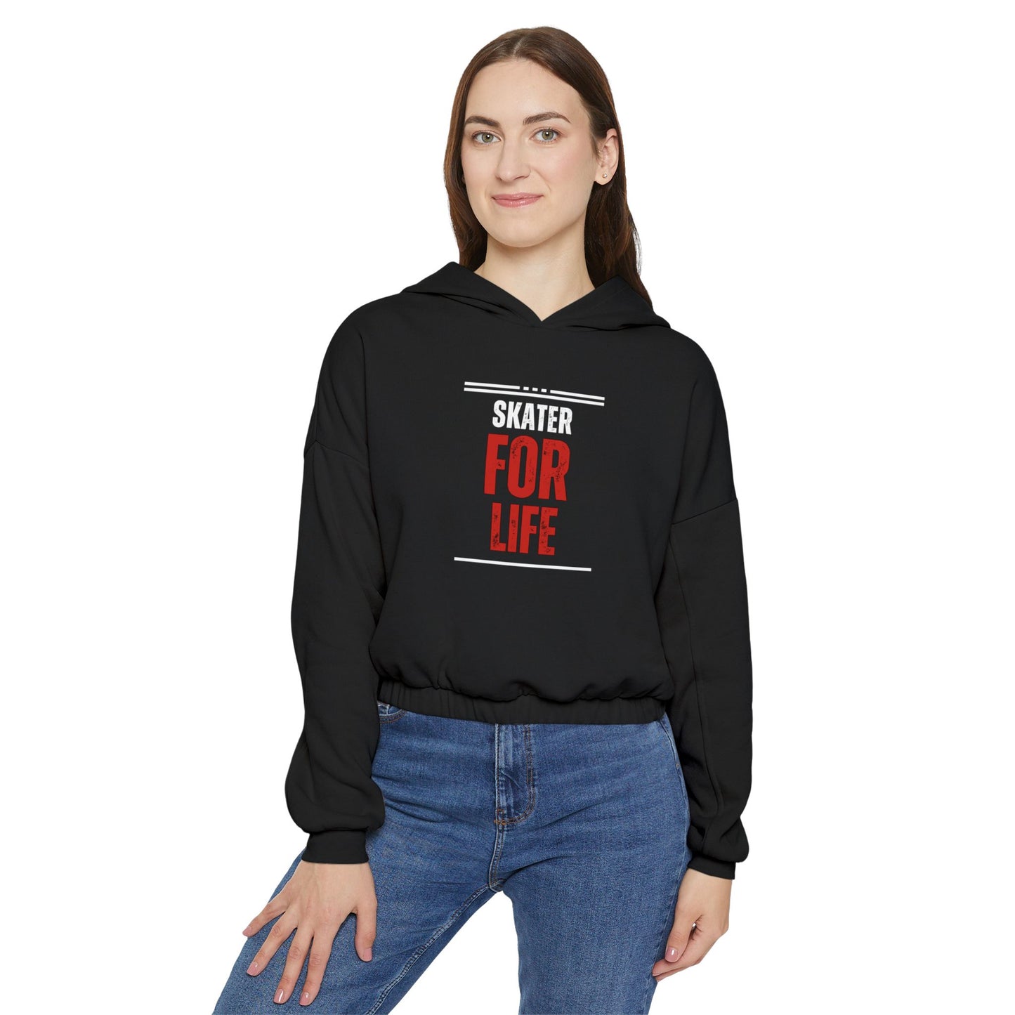 Women’s Cropped Skater for Life Sweatshirt