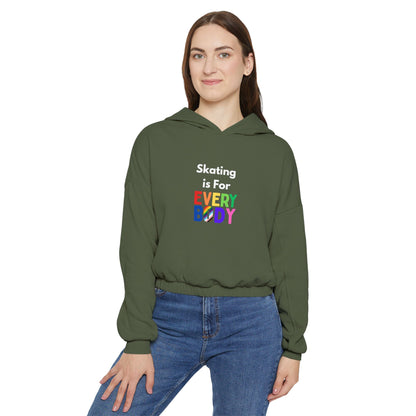 Women’s Cropped Skating is For Everybody Sweatshirt