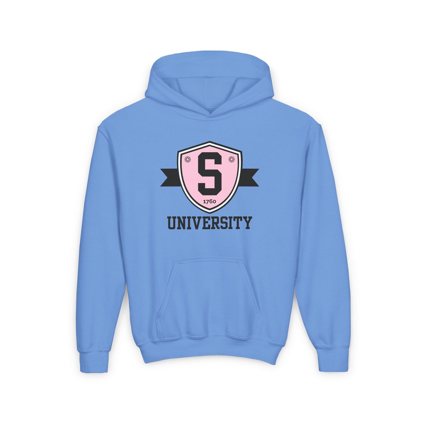 Kids Skater University Emblem (Solid) Sweatshirt