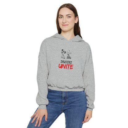 Women’s Cropped Skaters Unite Hoodie