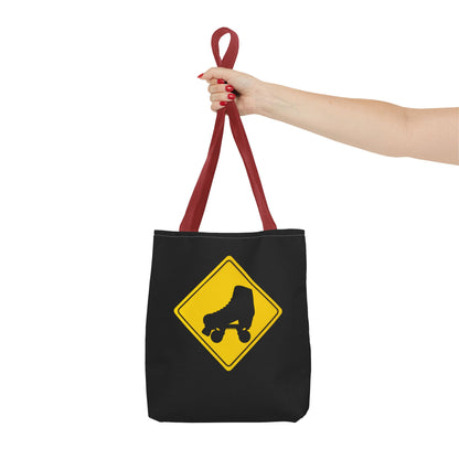 Warning Skater Tote Bag