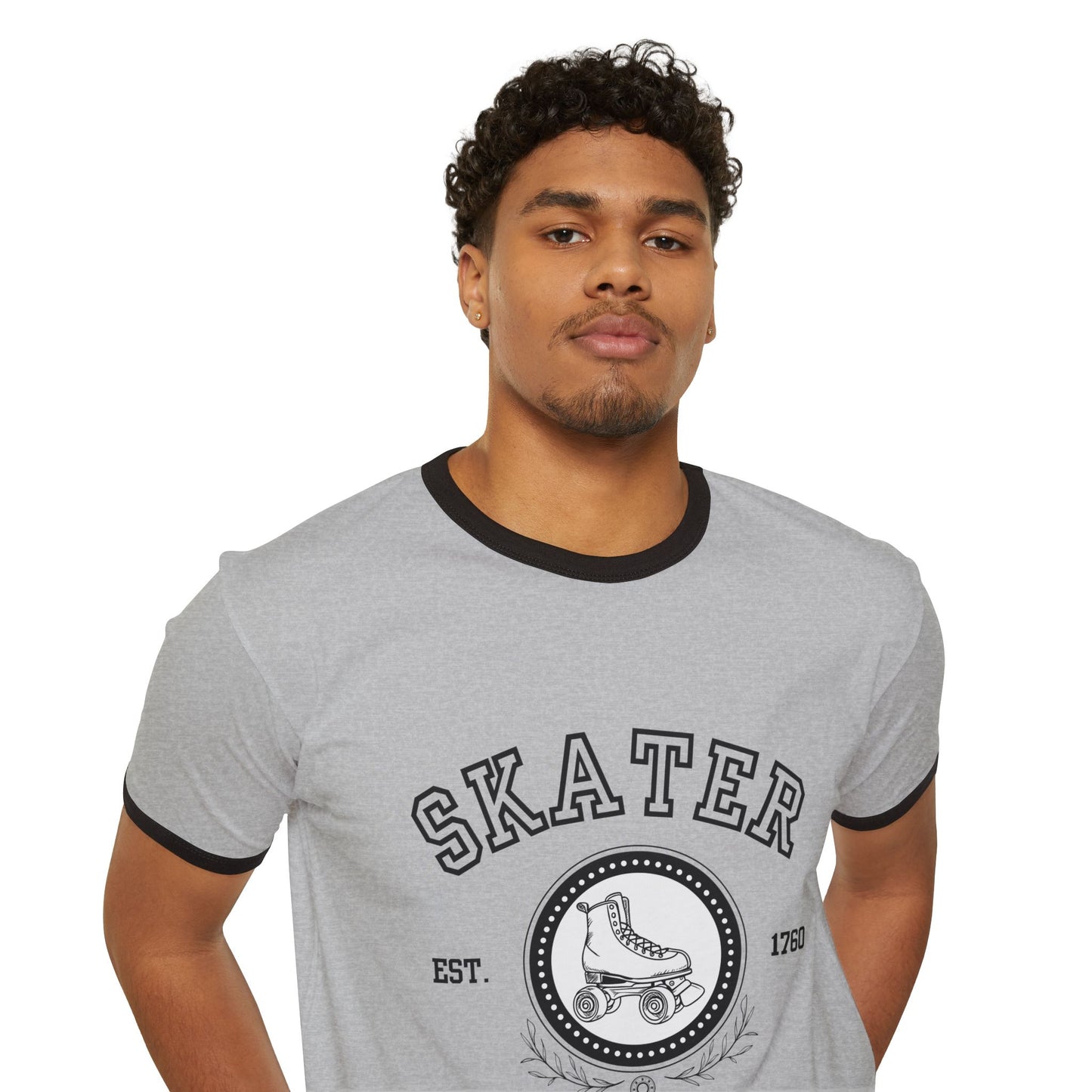 Skater University (Solid) Unisex Cotton Ringer T-Shirt