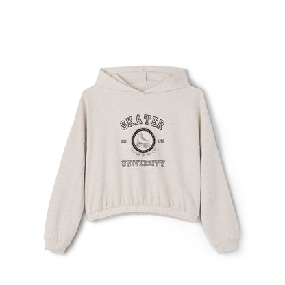 Women’s Cropped Skater University Sweatshirt