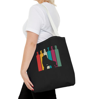 Rainbow Stripe Skater Tote Bag