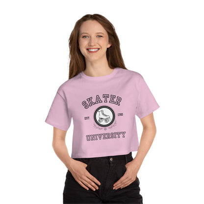 Champion Women's Skater University (Solid) Cropped T-Shirt