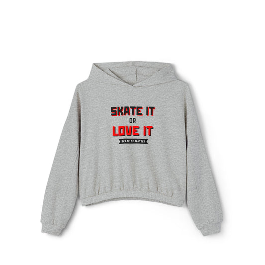 Women’s Cropped Skate it or Love It Sweatshirt