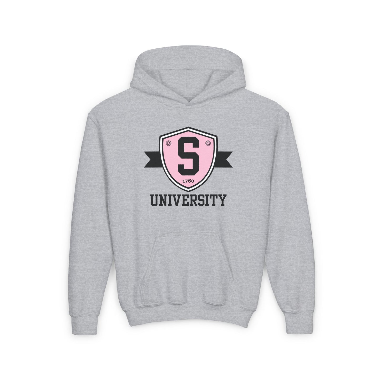 Kids Skater University Emblem (Solid) Sweatshirt