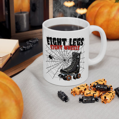 Eight Legs Eight Wheels Ceramic Mug