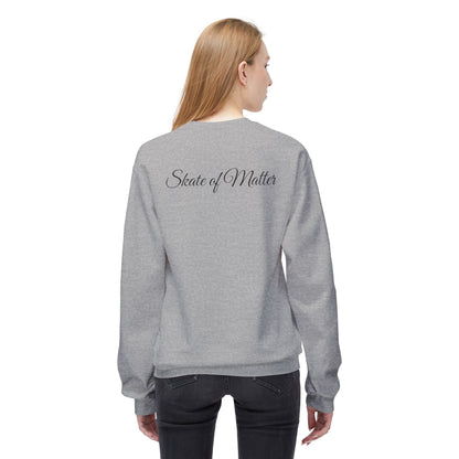 I Love Skater Girls Unisex Fleece Crewneck Sweatshirt