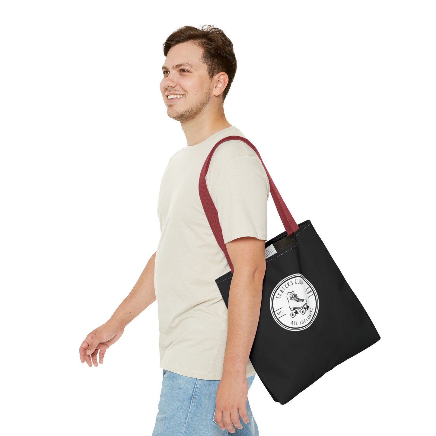 Round Skaters Club Tote Bag