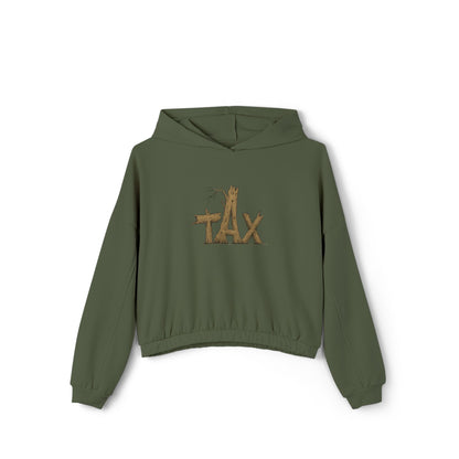 Women’s Cropped Wood Tax Sweatshirt