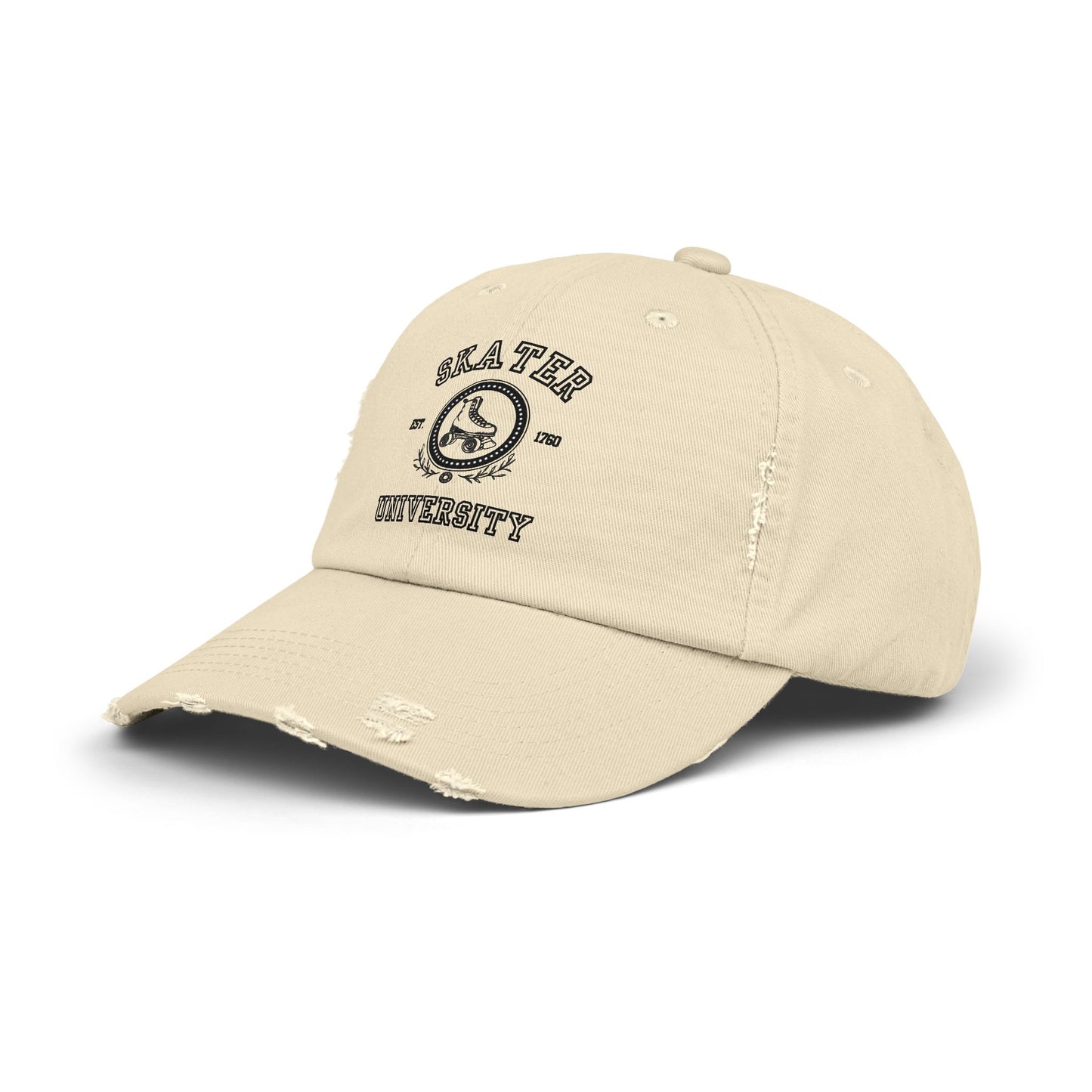 Skater University Distressed Cap