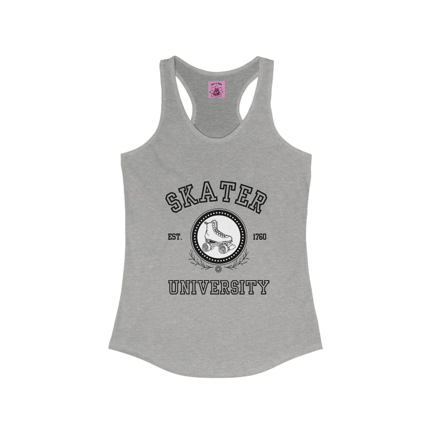 Women's Skater University (Solid) Racerback Tank