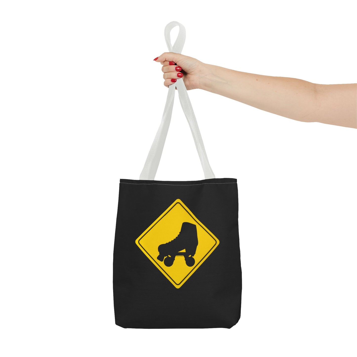 Warning Skater Tote Bag