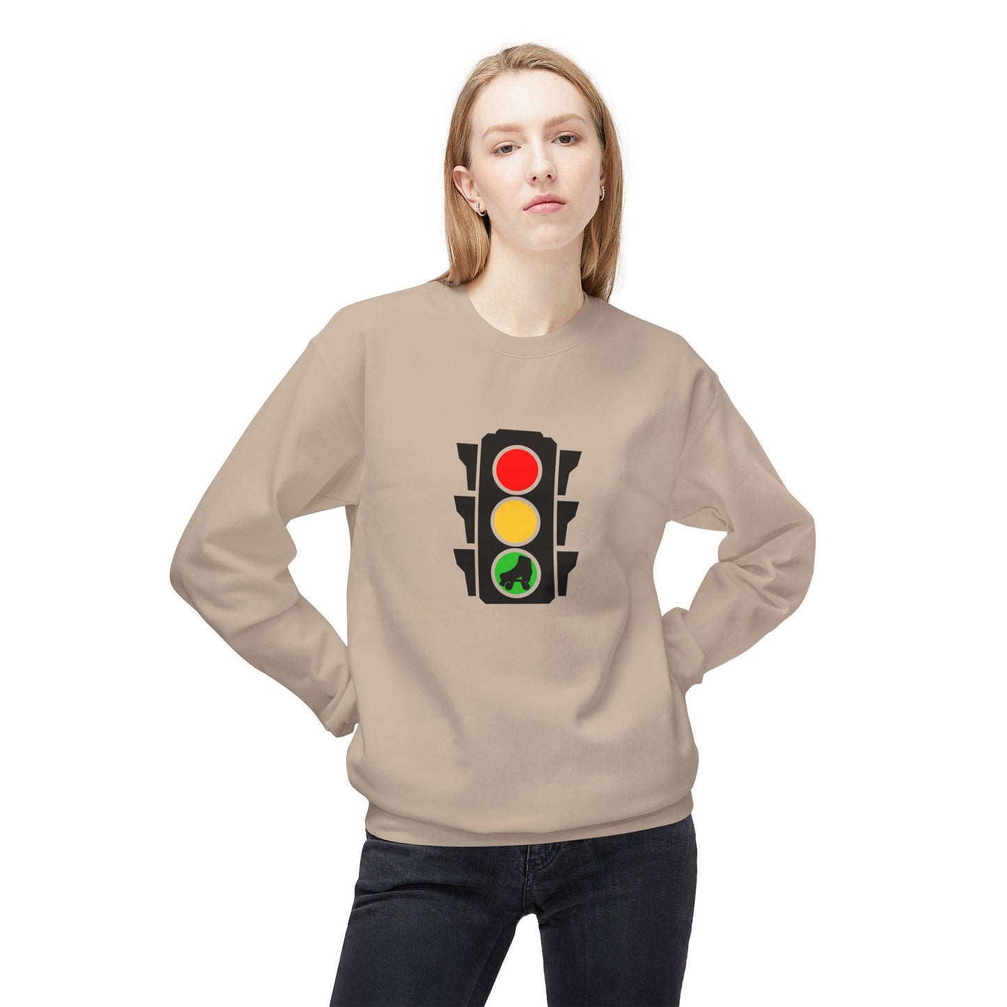 Ready, Set, Go Skating! Fleece Crewneck Sweatshirt