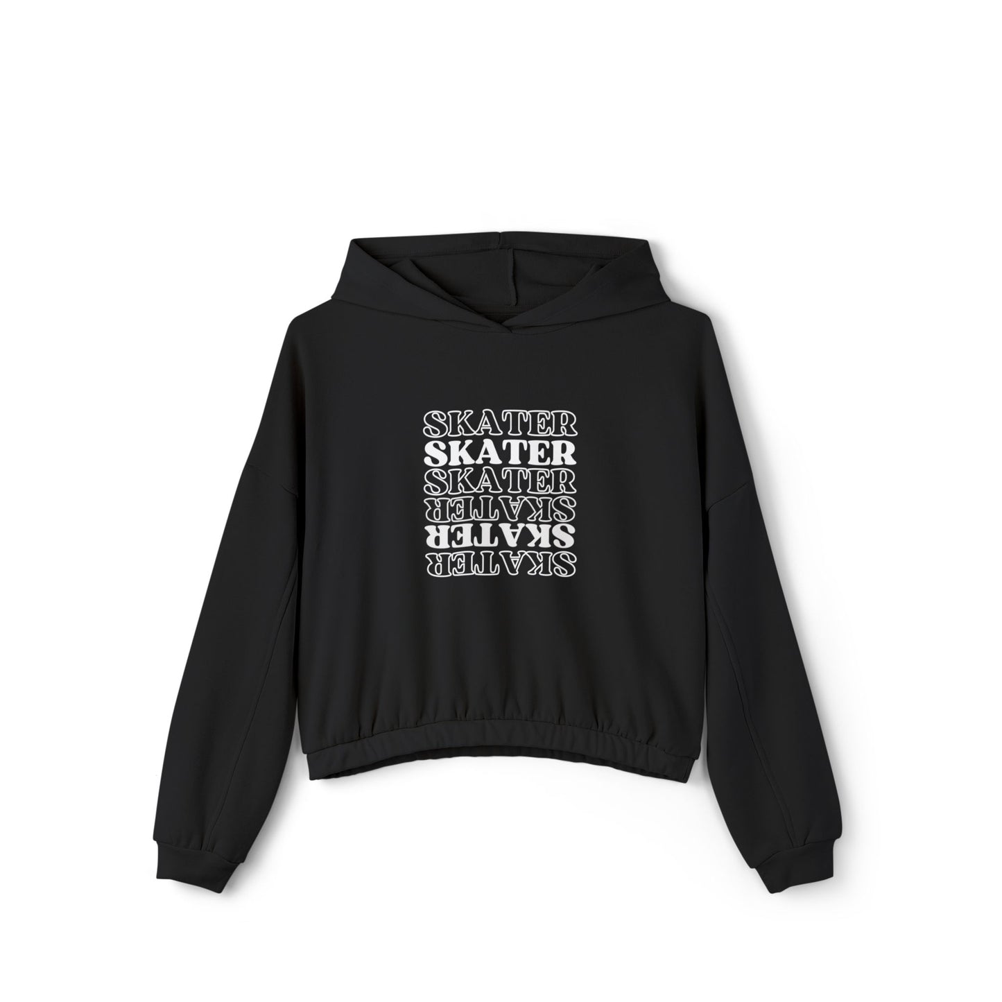 Women’s Cropped Statement Skater Sweatshirt