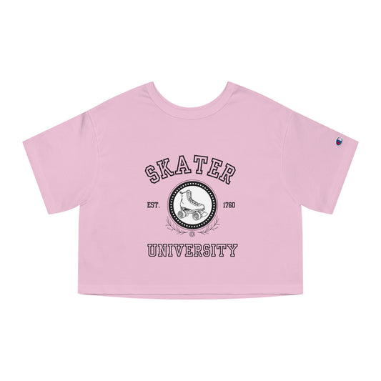 Champion Women's Skater University (Solid) Cropped T-Shirt